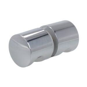 Douchedeur knop rond Ø32 glans chroom (CH)