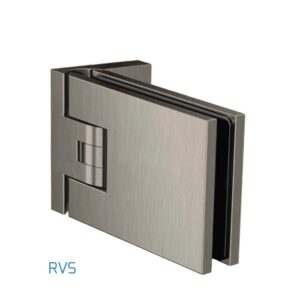Flamea scharnier douchedeur wand-glas RVS effect