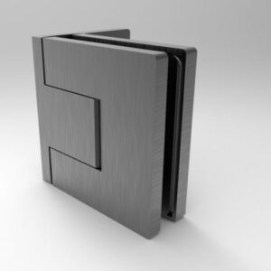 Bellagio douchedeur wand-glas Brushed Gun Metal (BGM)