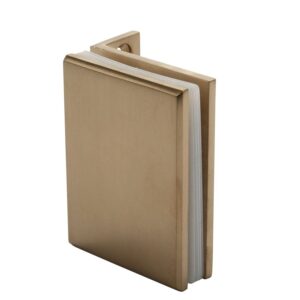 Glasklem 3023 wand-glas mat messing