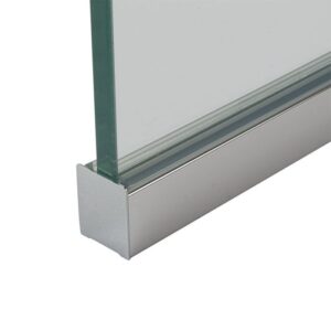 Montage profiel Dry Glaze L=240cm - mat zwart