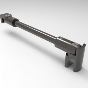 Stabilisatiestang rond L=120cm (inkortbaar) - Gun Metal (GM)