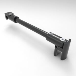 Stabilisatiestang rond L=120cm (inkortbaar) - mat zwart (MBL)