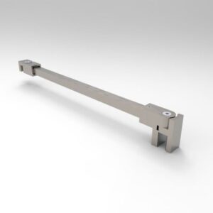 Stabilisatiestang vierkant L=120cm (inkortbaar) - RVS effect (BN)